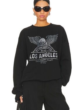 The Laundry Room West Coast Riders Black Graphic Crewneck Sweatshirt